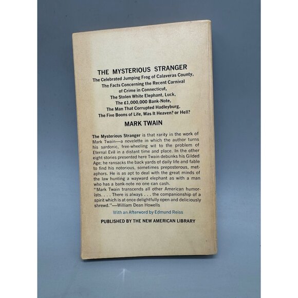 The Mysterious Stranger And Other Stories By Mark Twain 1968 Paperback Book READ - Picture 2 of 6